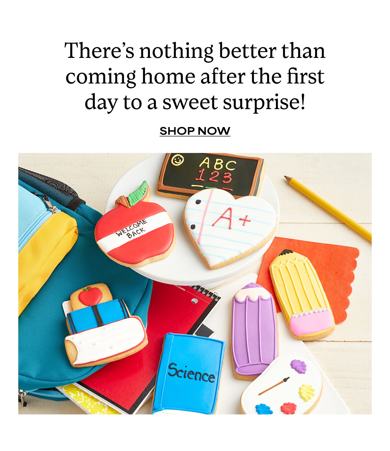 There's nothing better than coming home after the first day to a sweet surprise | Shop Treats