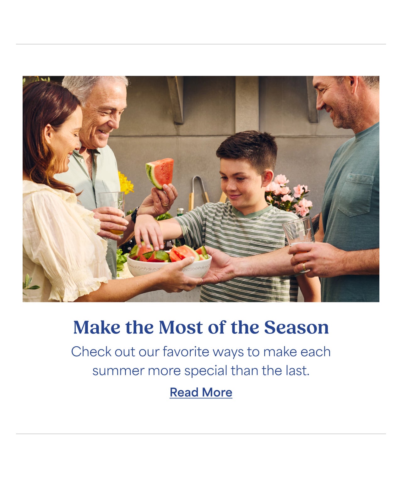 Make the Most of the Season