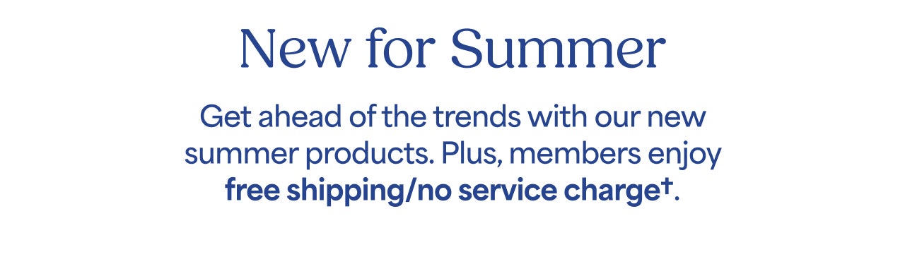 New for Summer