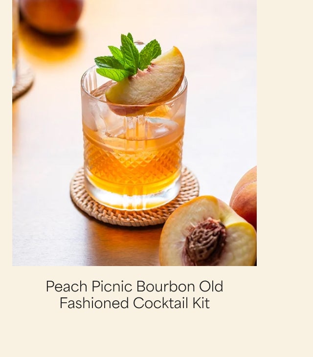 Peach picnic bourbon