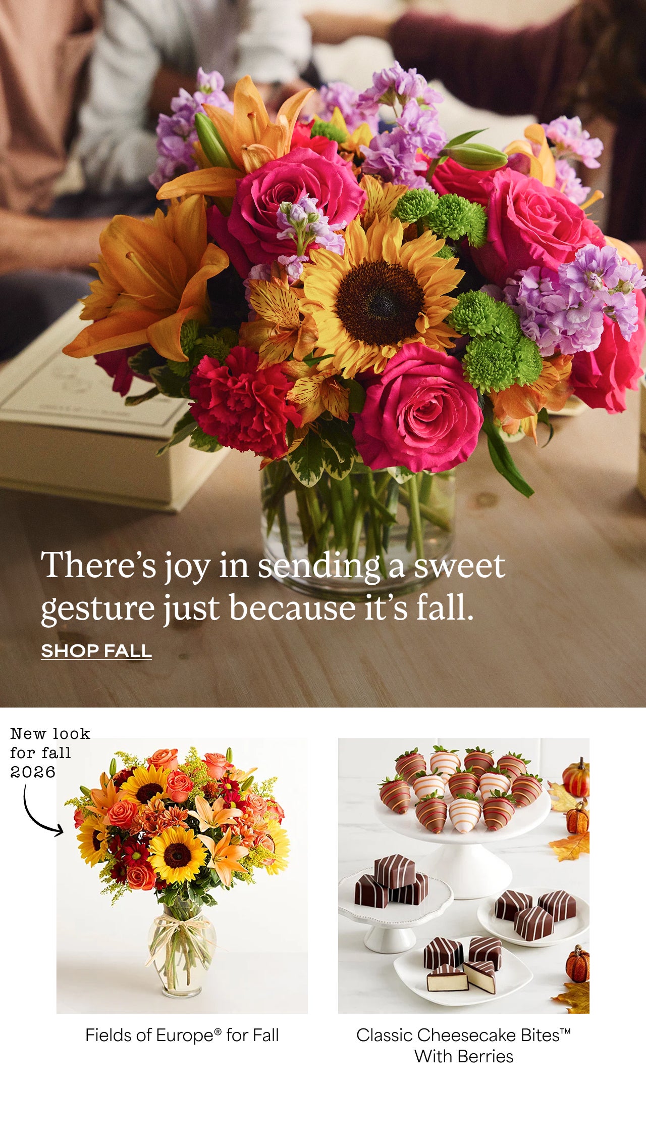 There's joy in sending a sweet gesture just because it's fall. | Shop Fall