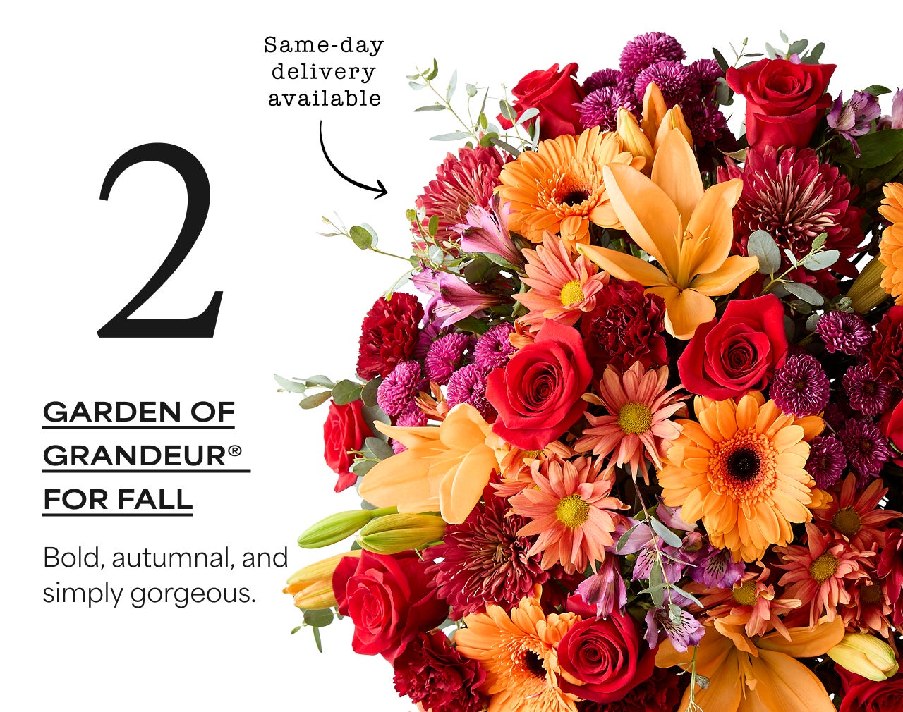 2 | Garden of Grandeur for Fall | Bold, autumnal, and simply gorgeous.